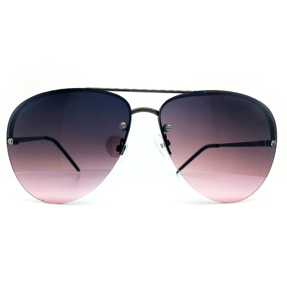 O2 Eyewear 3111 Rimless Aviator Sunglasses (PR) - Picture 3 of 8